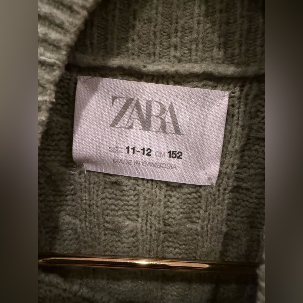 Zara Men's Light Gray Crewneck Sweater - Picture 3 of 4